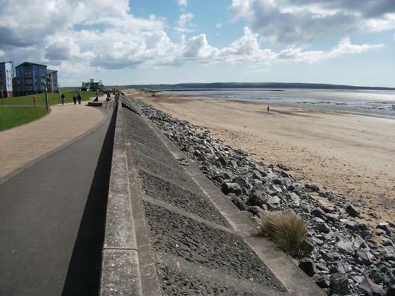 Beach Front Ground Floor Apartment Llanelli Exterior photo